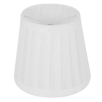 10X Ретро текстилен лампа за настолна лампа, маса, легло, държач за лампи, полилеи Бял цвят