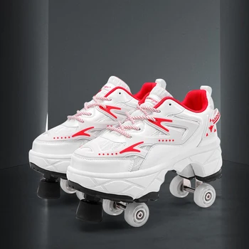 2023 Нова ежедневни детски обувки за момчета, луксозни маркови детски гуменки за момичета, висококачествени обувки на четири колела Rampage за младежта