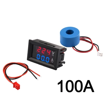 AC 60-500 В 10A 50A 220 В Цифров LCD Волтметър Амперметър Измерване на Напрежение, Ток Детектор Тестер Трансформатор за Инструмент на Електрозахранване