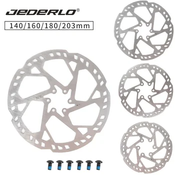 JEDERLO дисковата спирачка от неръждаема стомана с подсилени със стомана, дисковата спирачка 203/180/160/140 мм, диск за силов цикъл, диск 2.3 мм