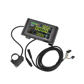 SW900 LCD дисплей, панел за управление на брояч 24 36 48 52 В 60 В Електрически скутер, 5 контакта, щепселът, скорост на шофиране, време, енергия, дисплей.