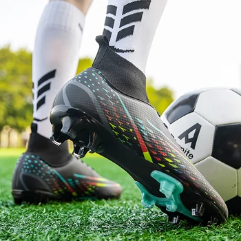 Висококачествени футболни обувки C. Diqna за състезания, тренировочная обувки, мини износоустойчиви футболни обувки Fustal Chuteira Society.