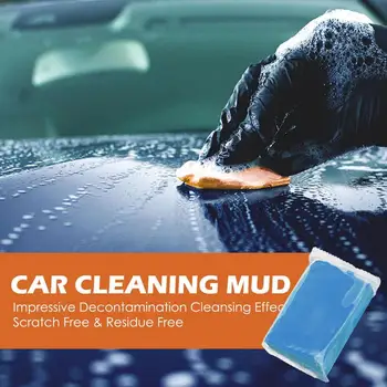 Глинен блок за почистване на автомобили Магически препарат за миене и грижа за лакокрасочными повърхности с почистване и адсорбирующей способност