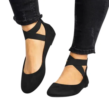 Еластични дамски сандали на равна подметка, лятна обувки на еднакво платформа с появата на шнур, Модерни Ежедневни Дамски сандали на открито, Лято 2023