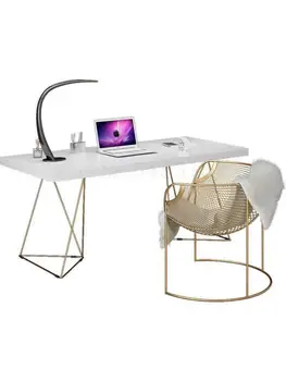 Компютърно бюро от масивно дърво Nordic ins, работно бюро за домашна спални, прости модерен, икономичен бюро