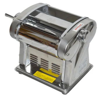 Машина за пресоване на брашно с две остриета, Домашна Електрическа Автоматична Машина за приготвяне на спагети, Машина за рязане на юфка от неръждаема стомана