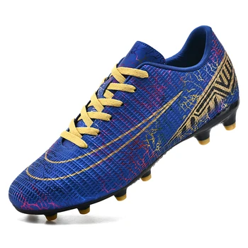 Мъжки футболни обувки, Професионални футболни обувки за мини-футбол на трева, Улични футболни обувки Унисекс, ултра-леки нескользящие футболни обувки