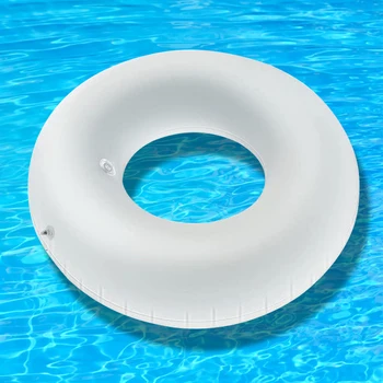 Надуваем светлинен кръг за гмуркане с подсветка на подмишниците Прозрачен Люминесцентный плаващ редица за деца и възрастни, водни басейна