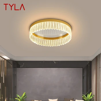 Плафониери TYLA Nordic LED Modern Vintage Light Луксозен Кристална Творчески Лампа за Дома, Хол, Спалня