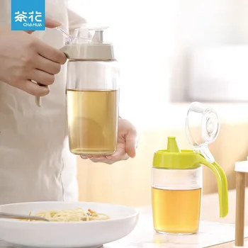Пыленепроницаемая бутилка за олио: идеална запечатани голяма стъклена капацитет за олио за вашата кухня