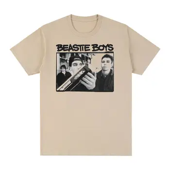 Реколта тениска за момчета Beasties, музика в стил хип-хоп, памучен мъжка риза, Нова риза, дамски блузи