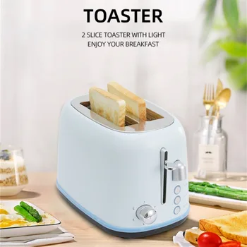 Тостер Малък, напълно автоматично, мултифункционален тостер за домашно приготвяне на закуска CE, печене на почвата, приготвяне на спагети 220 В
