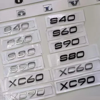 Фабрична табела За Етикети Етикети с логото на VOLVO Стикер на Багажника VOLVO Задната Емблема на Volvo XC90 XC60 XC40 S90 V90 D5 Аксесоари за Багажника
